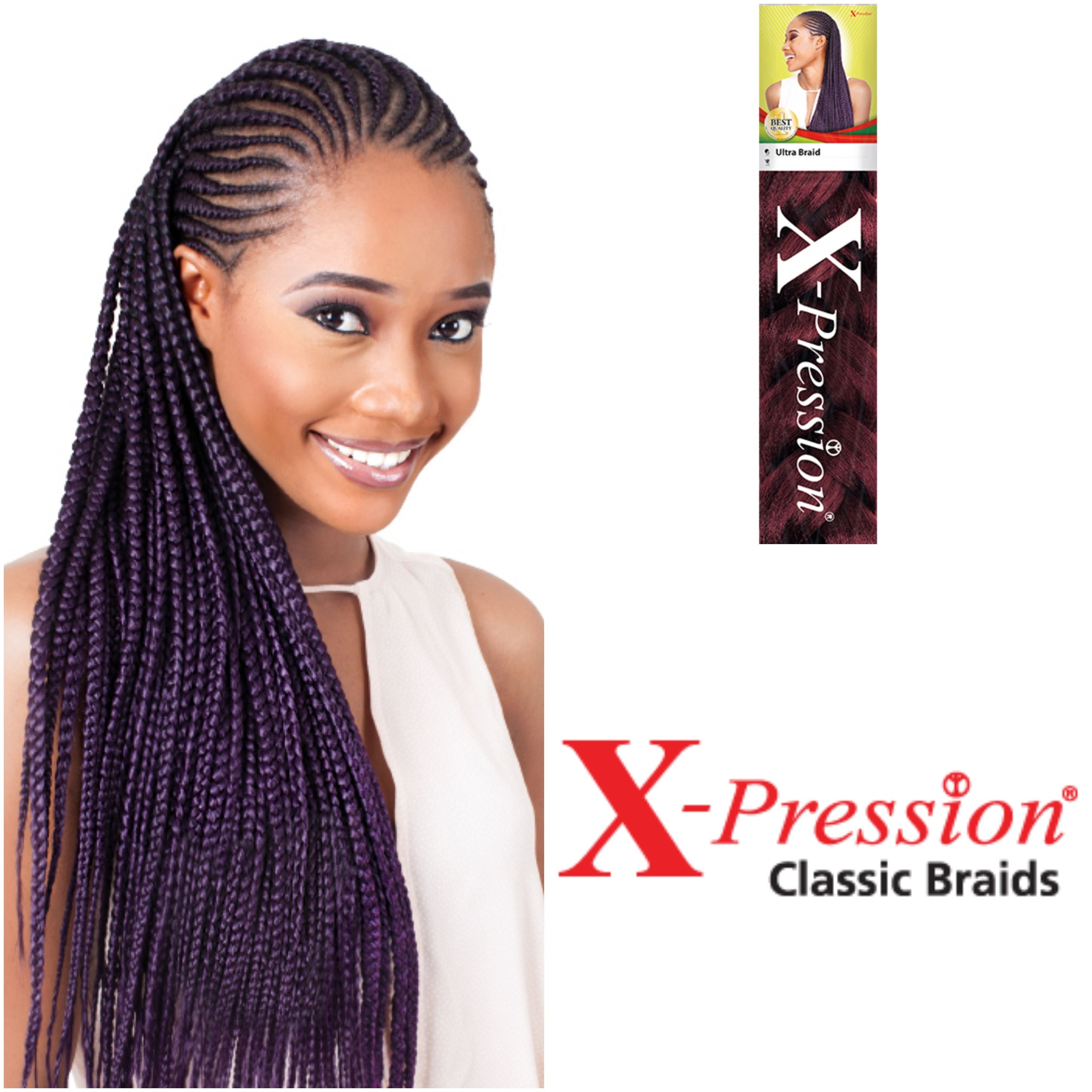 X-Pression Braid  col.613 blond très clair