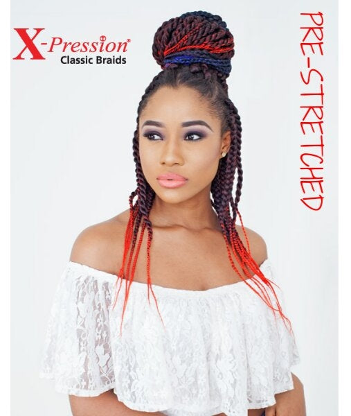 X-Pression  pre-stretched (tiré)   col.T1b/27 1m10