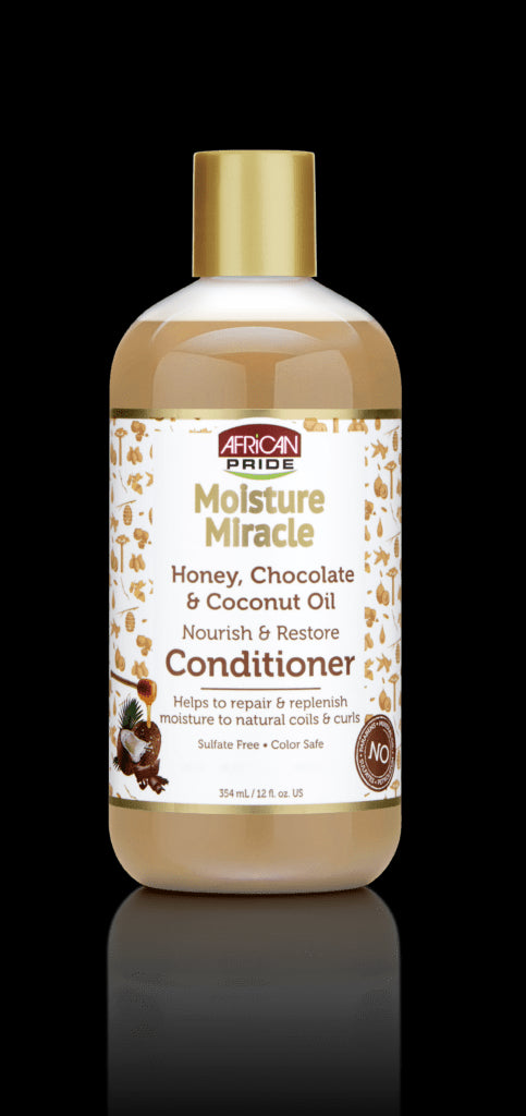 AP MOISTURE MIRACLE  Miel,Chocolat, huile de Coco APRES-SHAMPOING