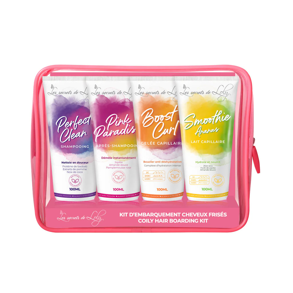 Les Secrets de loly La trousse de voyage cheveux frisés