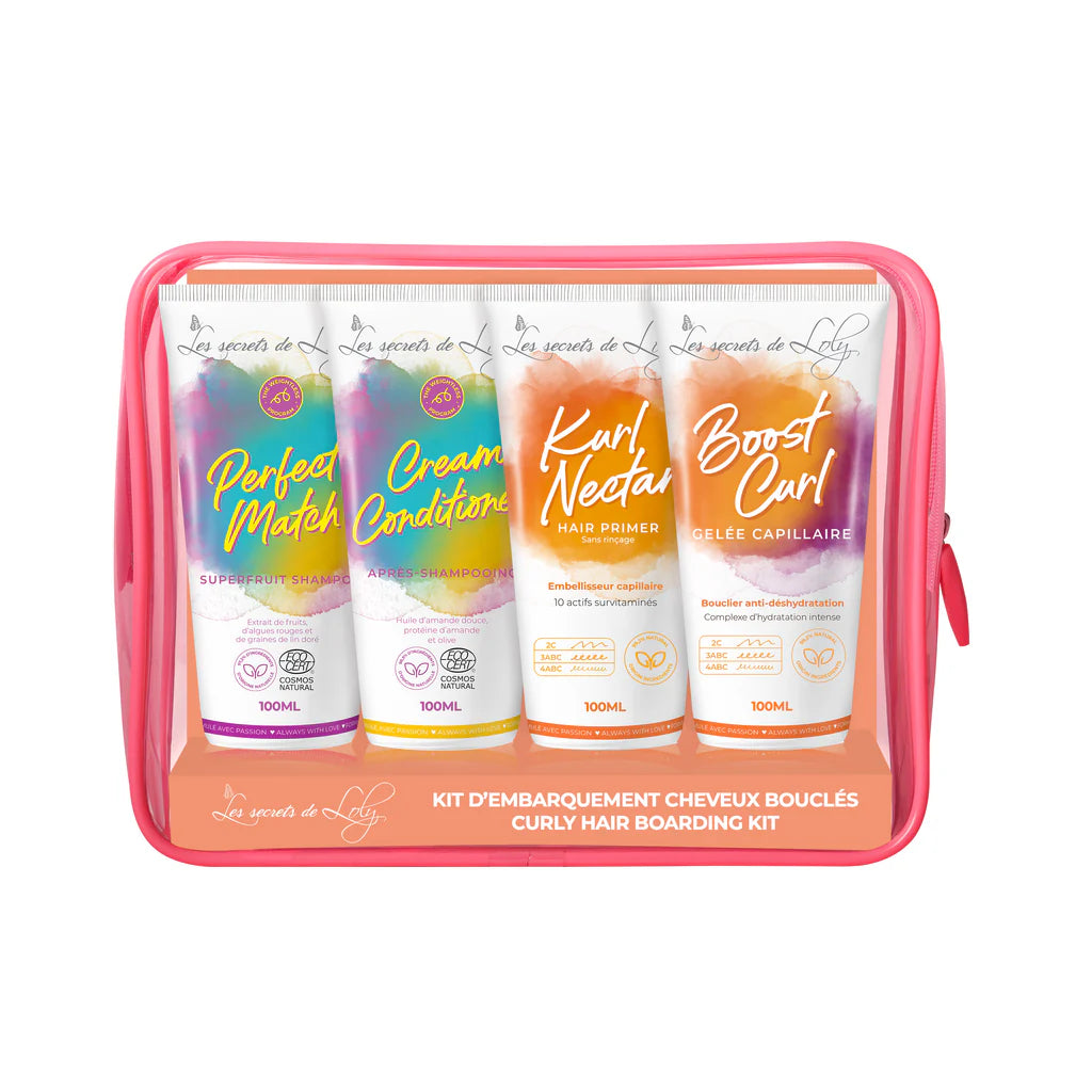 Les Secrets de loly La trousse de voyage cheveux  bouclés