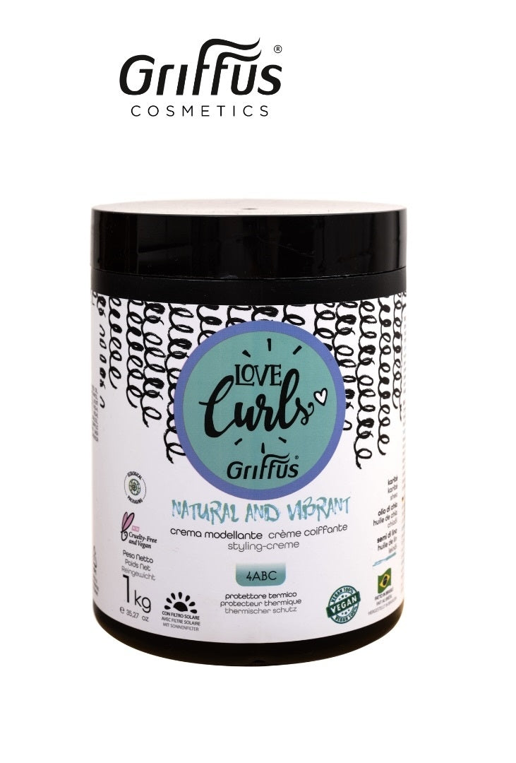GRIFFUS Love Curls  Natural and vibrant crème   4A à 4C