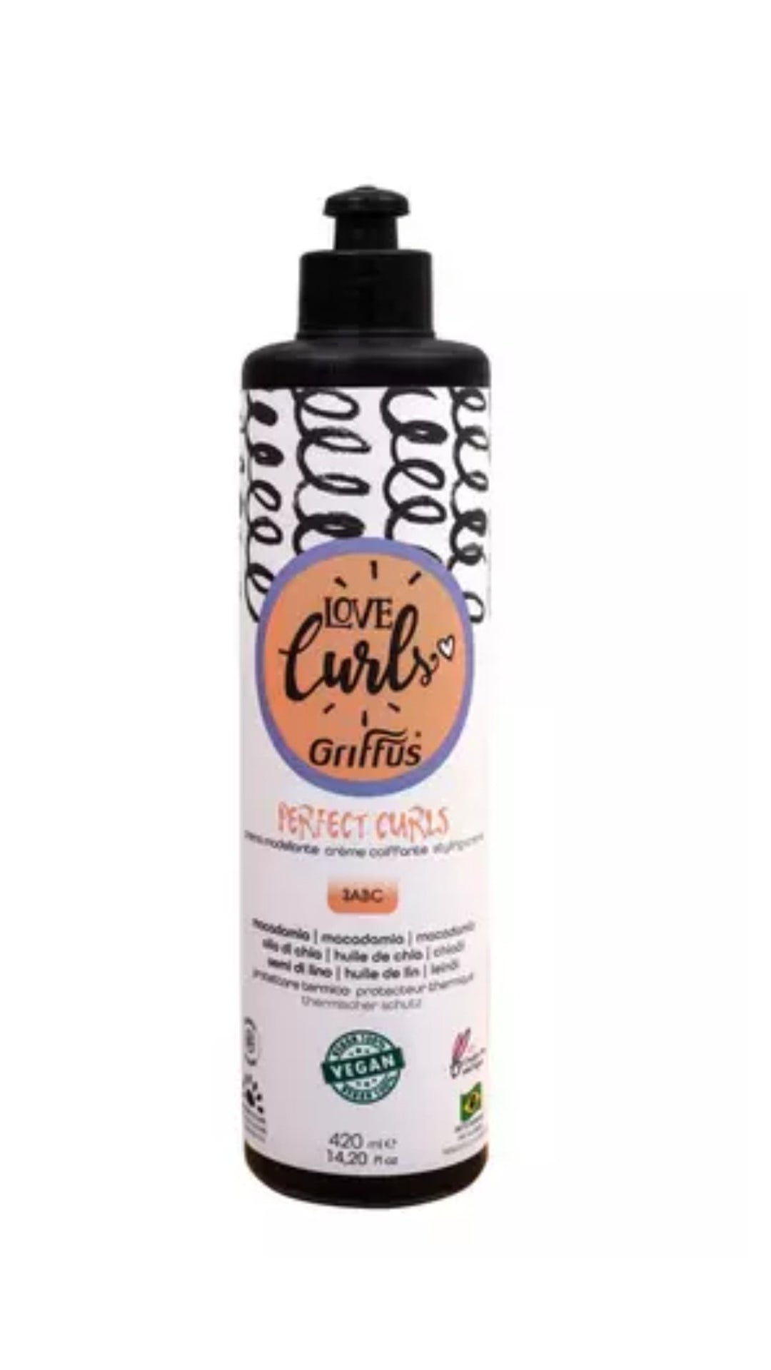 GRIFFUS Love Curls CREME COIFFANTE Perfect Curls 3ABC