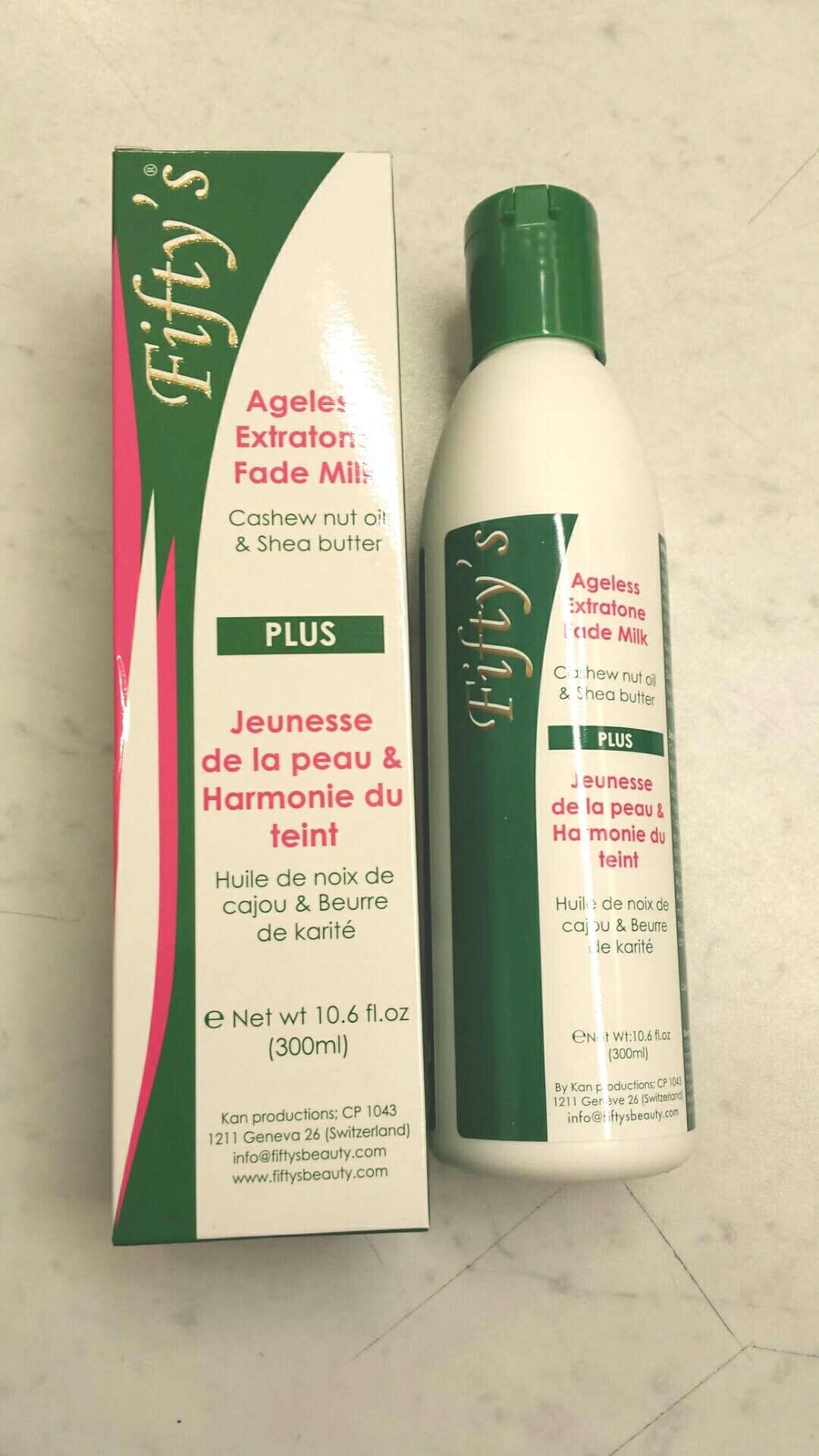 Fifty's LAIT  Jeunesse de la peau & harmonie du teint Plus