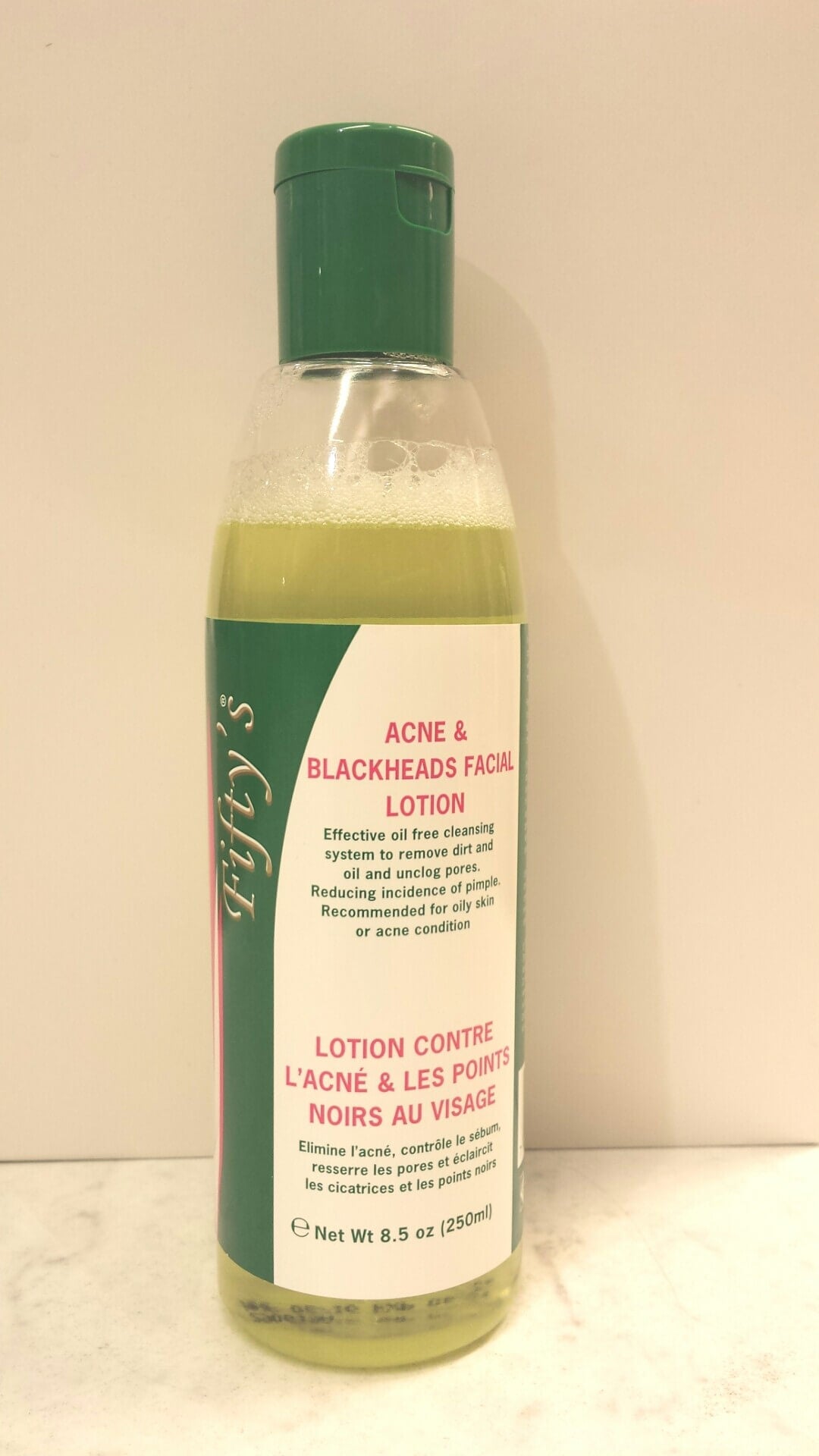 Fifty's  lotion contre l'acné et les points noirs au visage